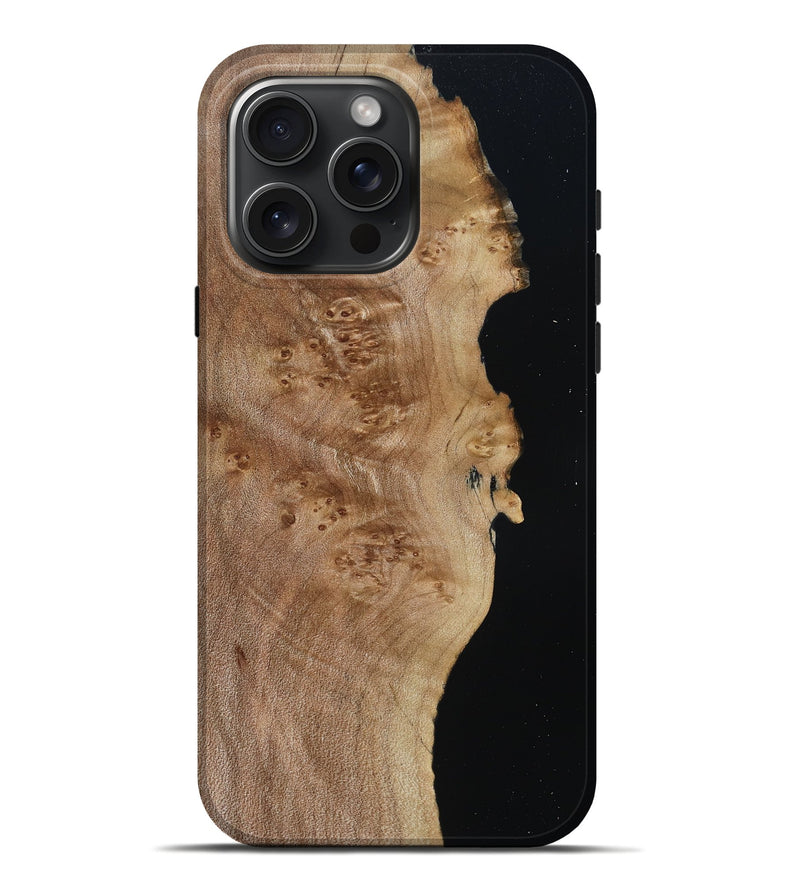 iPhone 16 Pro Max Wood Live Edge Phone Case - Esther (Wood Burl, 790783)