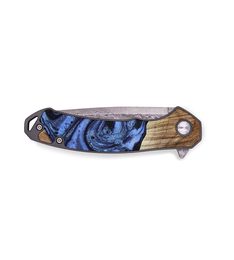 EDC Wood Pocket Knife - Daron (Blue, 790950)
