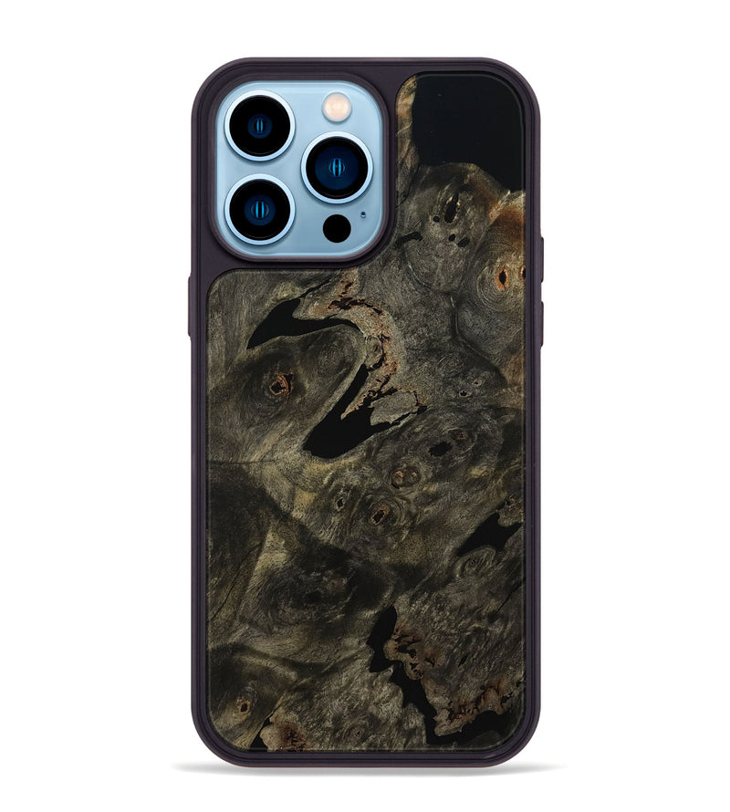 iPhone 14 Pro Max Wood Phone Case - Yetta (Wood Burl, 790970)