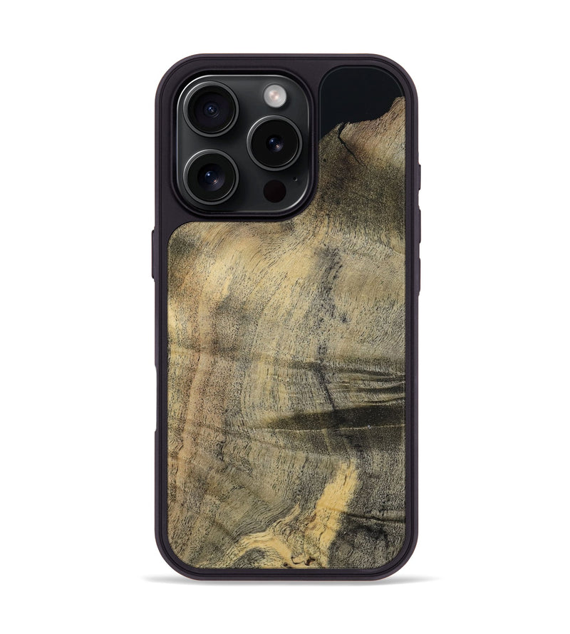iPhone 16 Pro Wood Phone Case - Cary (Wood Burl, 790982)