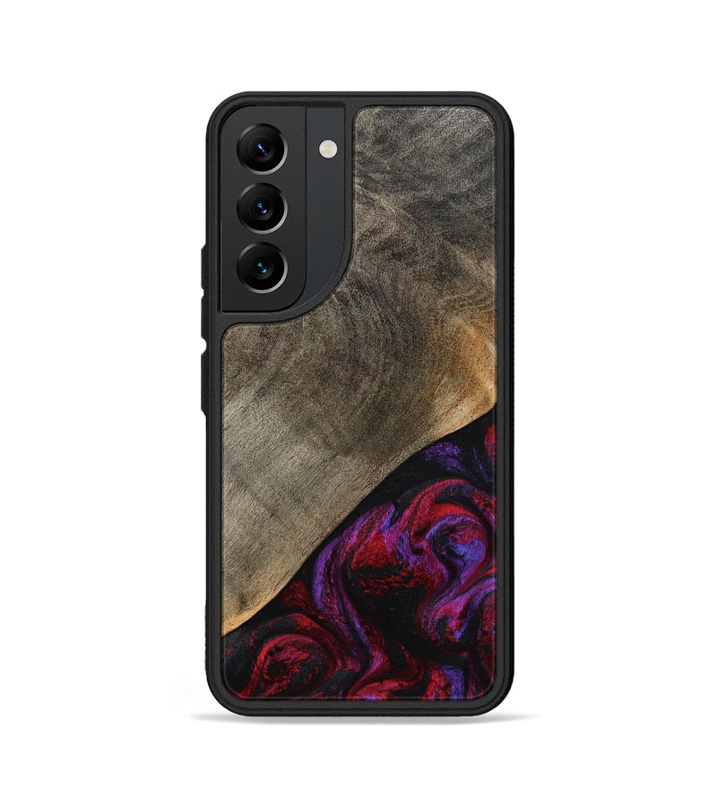 Galaxy S22 Wood Phone Case - Gussie (Red, 791021)
