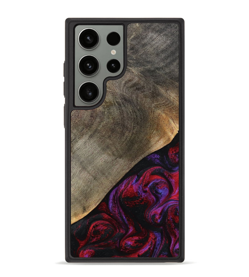 Galaxy S23 Ultra Wood Phone Case - Gussie (Red, 791021)