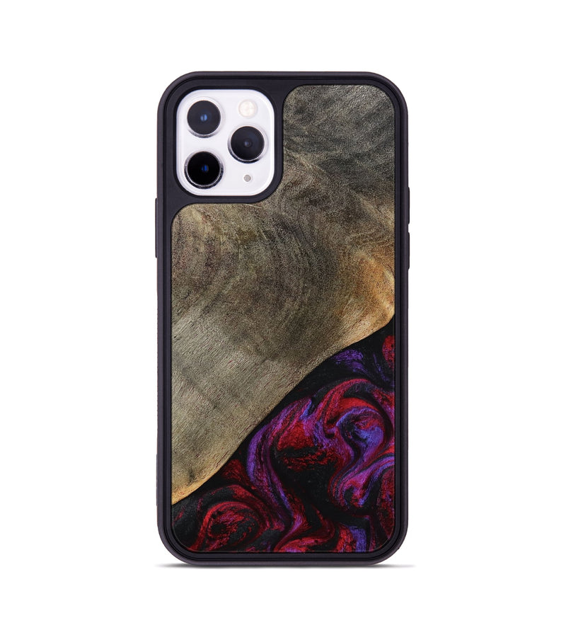 iPhone 11 Pro Wood Phone Case - Gussie (Red, 791021)
