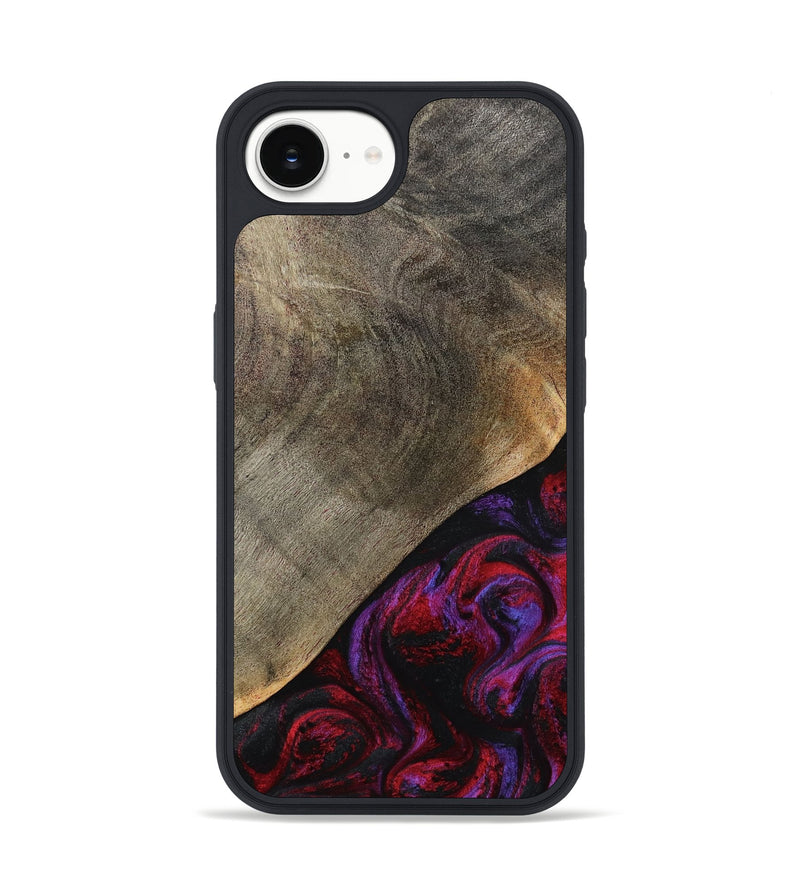 iPhone 16e Wood Phone Case - Gussie (Red, 791021)