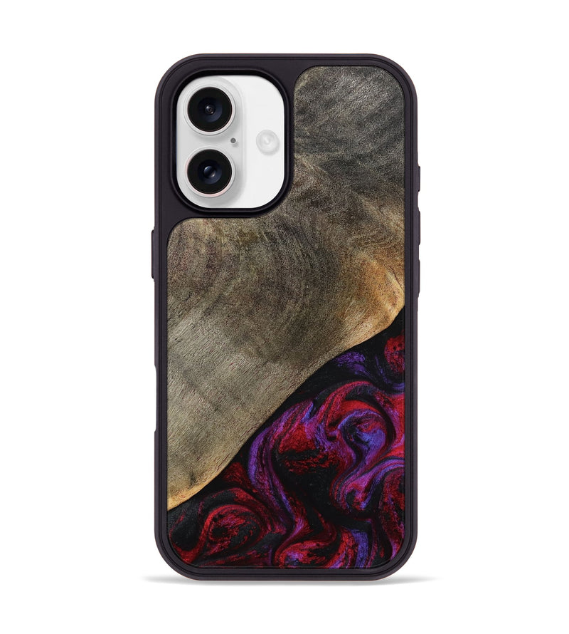iPhone 17 Wood Phone Case - Gussie (Red, 791021)