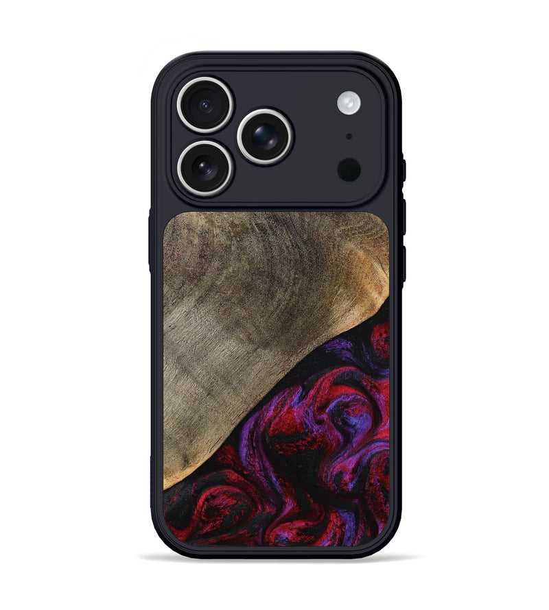 iPhone 17 Pro Wood Phone Case - Gussie (Red, 791021)
