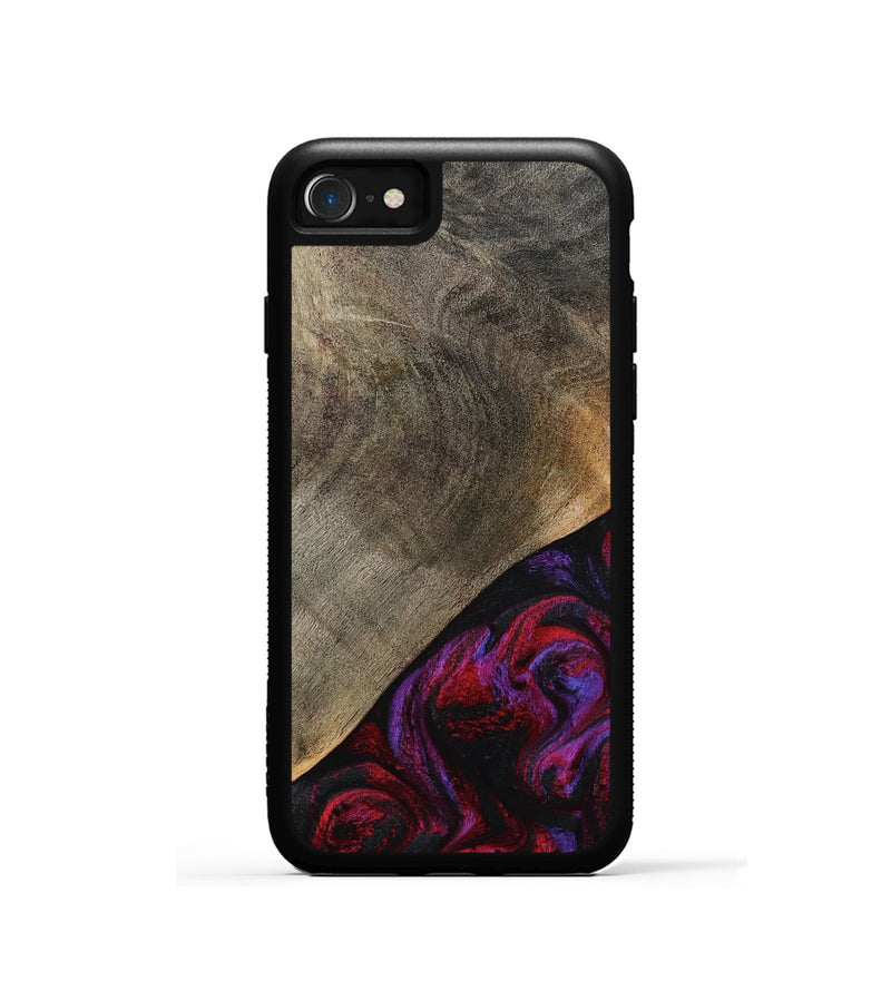 iPhone SE Wood Phone Case - Gussie (Red, 791021)