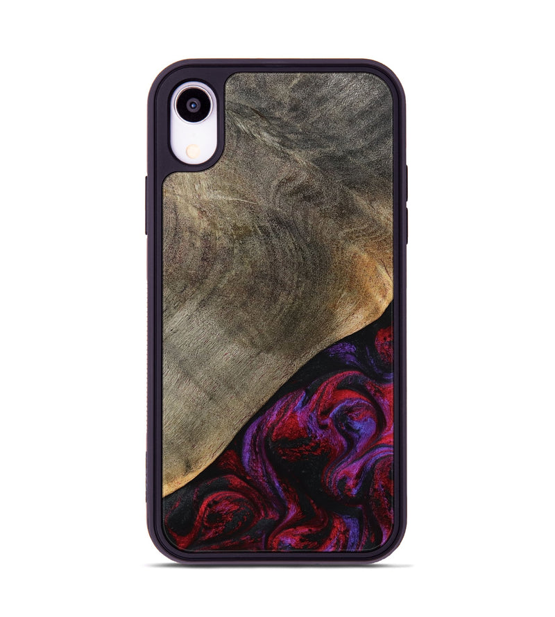 iPhone Xr Wood Phone Case - Gussie (Red, 791021)