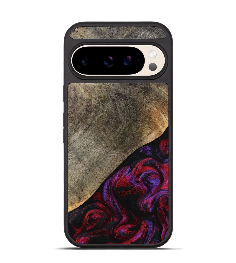 Pixel 10 Pro Wood Phone Case - Gussie (Red, 791021)