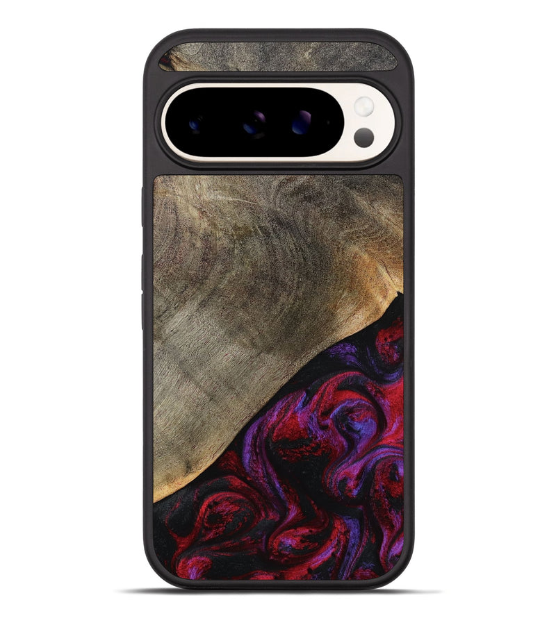 Pixel 10 Pro XL Wood Phone Case - Gussie (Red, 791021)