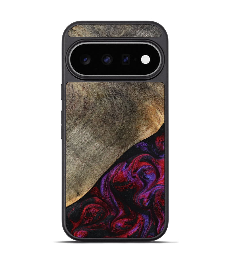 Pixel 11 Pro Wood Phone Case - Gussie (Red, 791021)