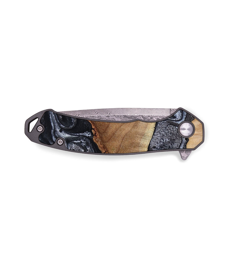 EDC Wood Pocket Knife - Alta (Black & White, 791029)
