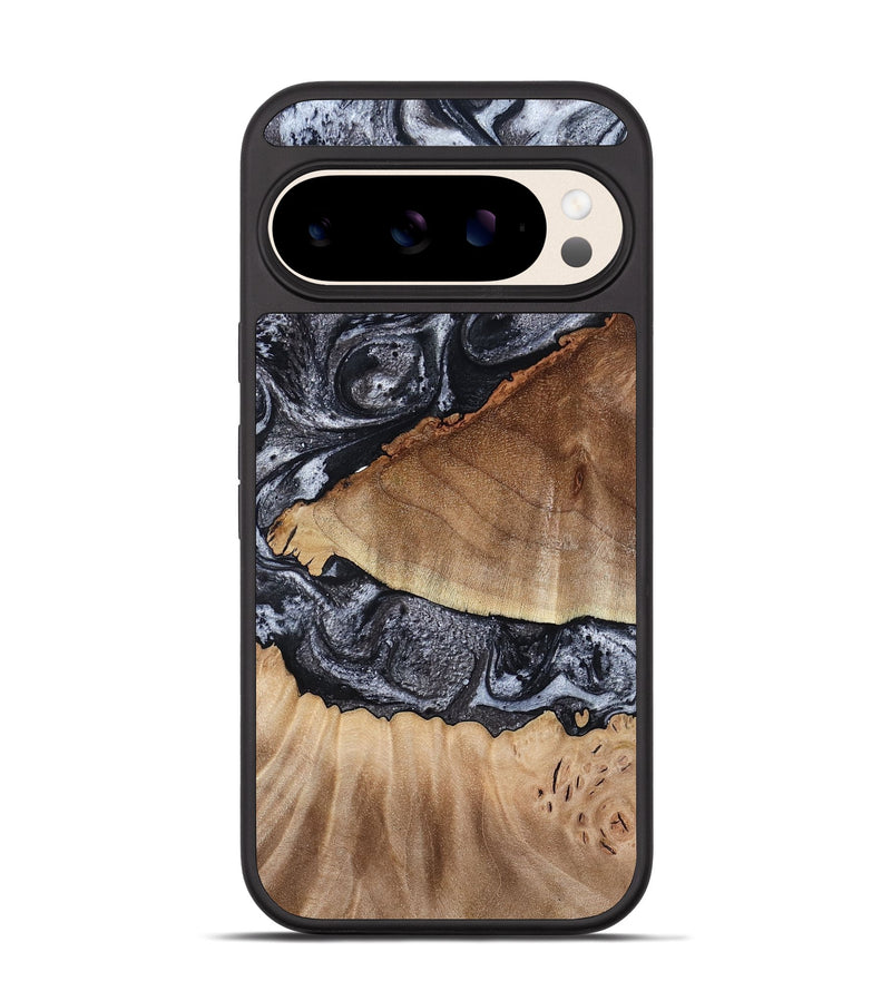 Pixel 10 Pro Wood Phone Case - Alta (Black & White, 791029)