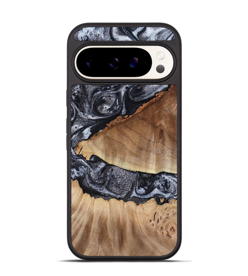 Pixel 9 Wood Phone Case - Alta (Black & White, 791029)
