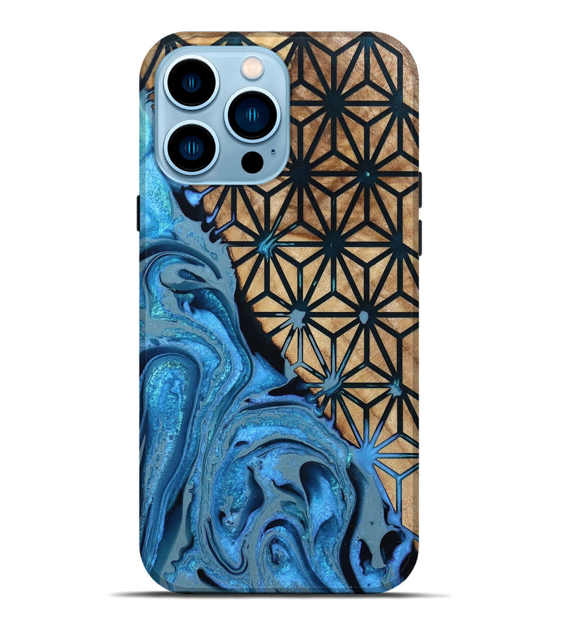 iPhone 14 Pro Max Wood Live Edge Phone Case - Devan (Pattern, 791191)