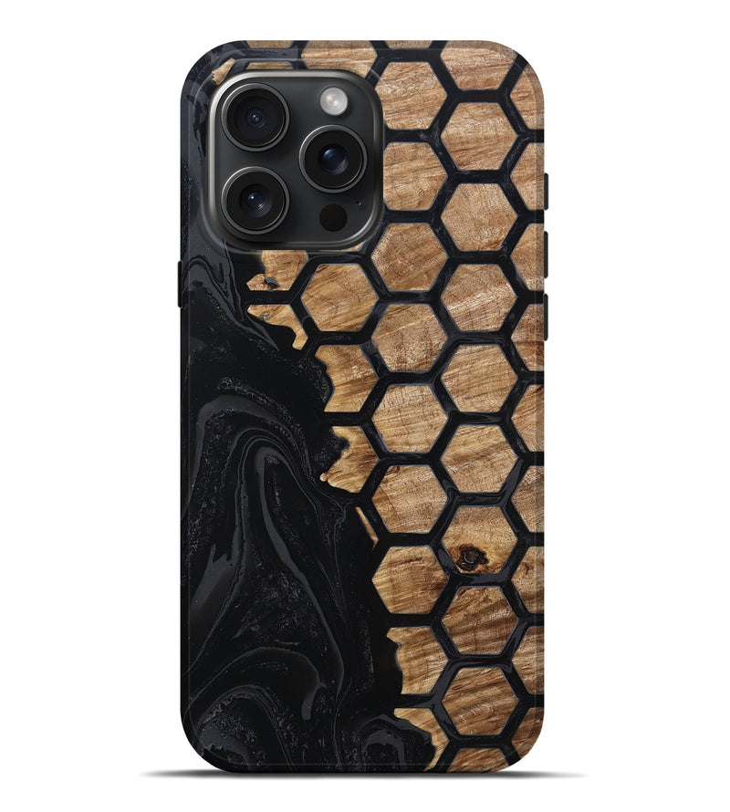 iPhone 16 Pro Max Wood Live Edge Phone Case - Anne (Pattern, 791208)