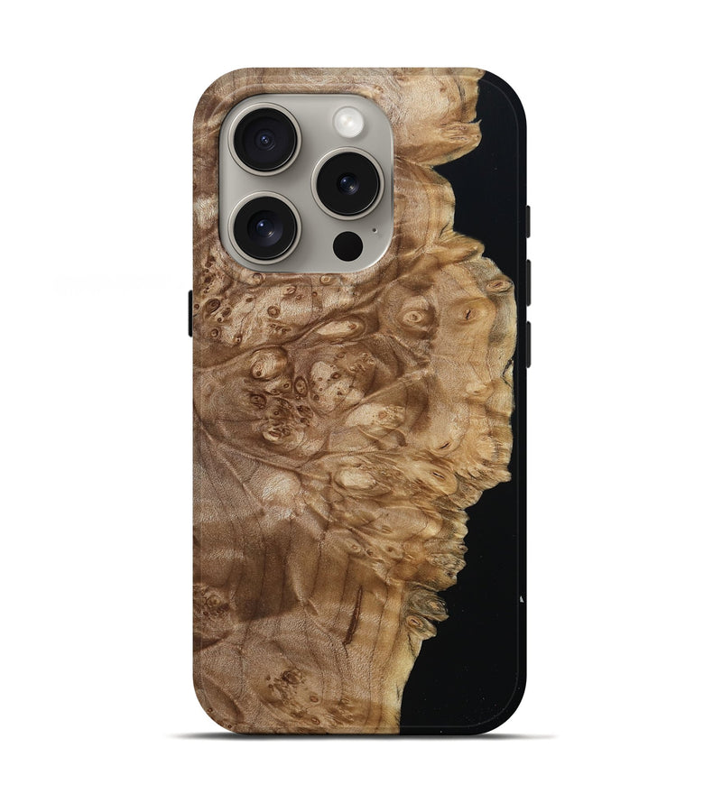 iPhone 16 Pro Wood Live Edge Phone Case - Marilee (Wood Burl, 791224)