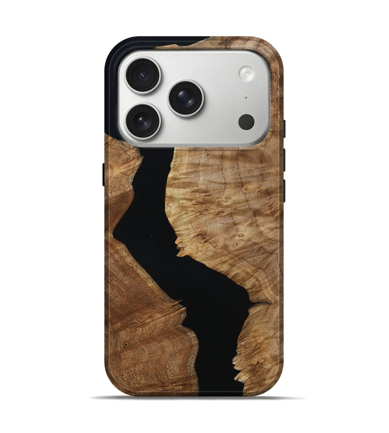 iPhone 17 Pro Wood Live Edge Phone Case - Ardith (Wood Burl, 791227)