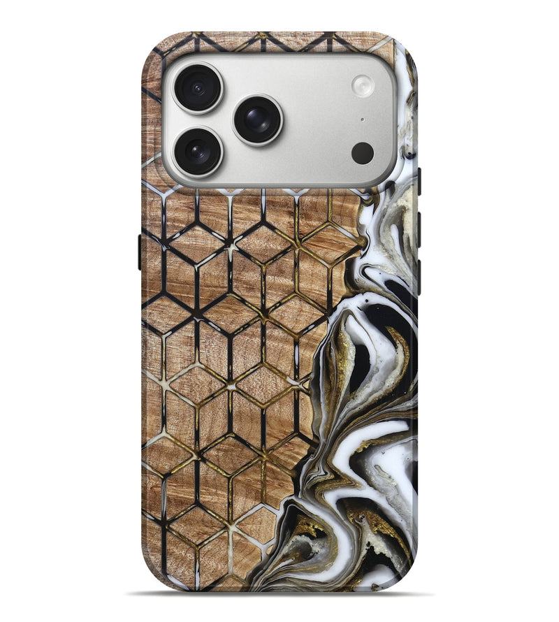 iPhone 17 Pro Max Wood Live Edge Phone Case - Fisher (Pattern, 791250)