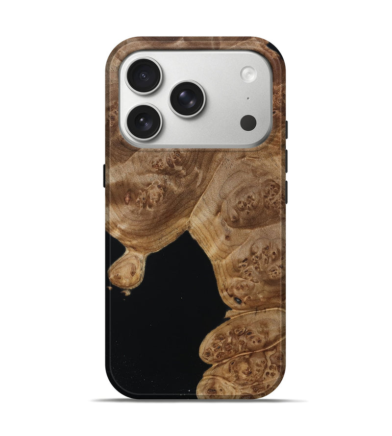 iPhone 17 Pro Wood Live Edge Phone Case - Eliel (Wood Burl, 791263)