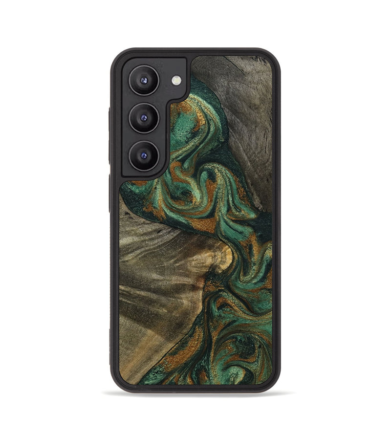 Galaxy S23 Wood Phone Case - Libbie (Green, 791327)