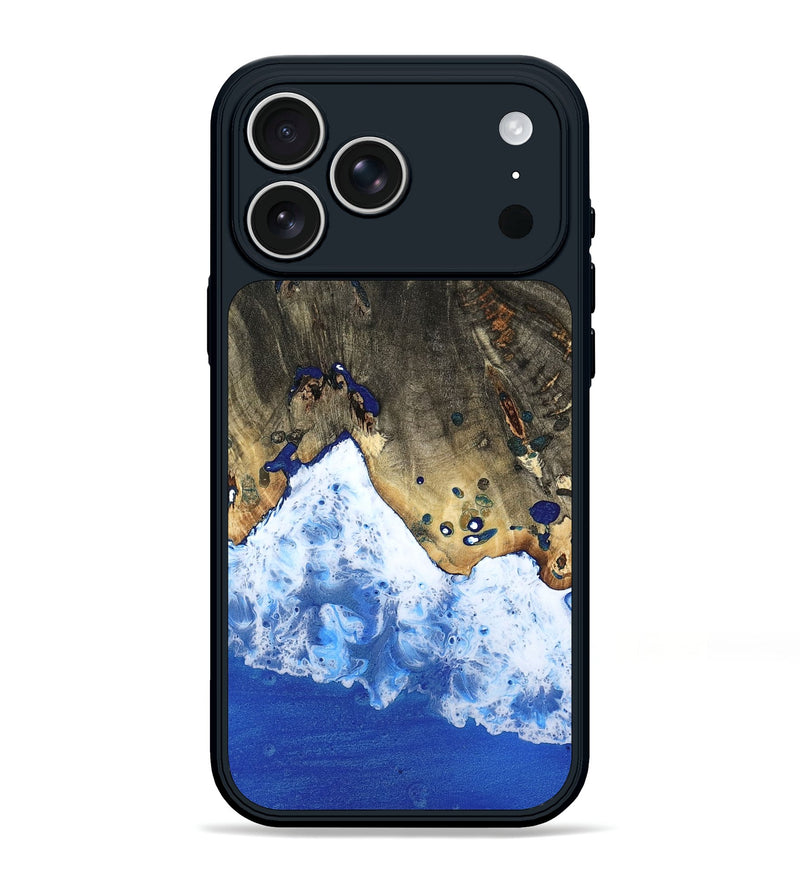 iPhone 17 Pro Max Wood Phone Case - Green (Coastal, 791342)