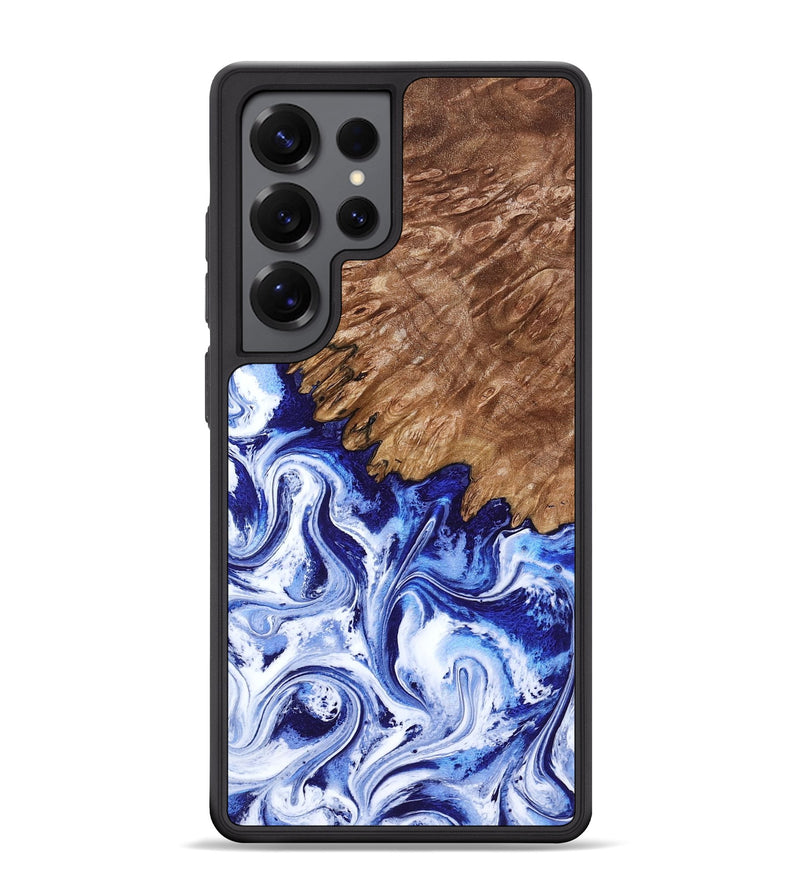 Galaxy S25 Ultra Wood Phone Case - Kylen (Blue, 791475)