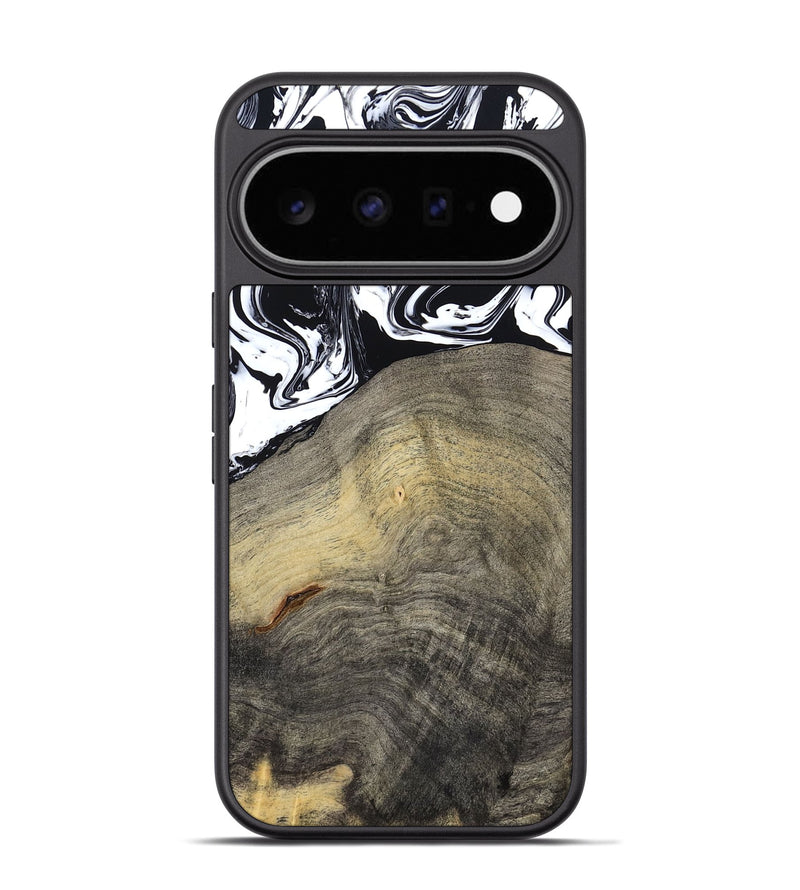 Pixel 11 Pro Wood Phone Case - Trent (Black & White, 791914)