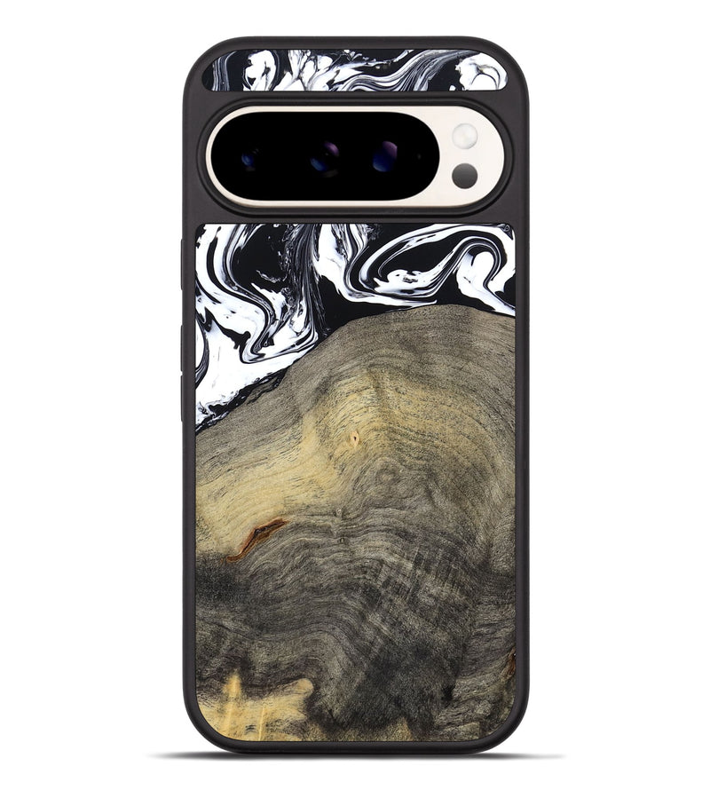 Pixel 9 Pro XL Wood Phone Case - Trent (Black & White, 791914)