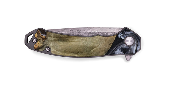 EDC Wood Pocket Knife - Jerri (Black & White, 791915)