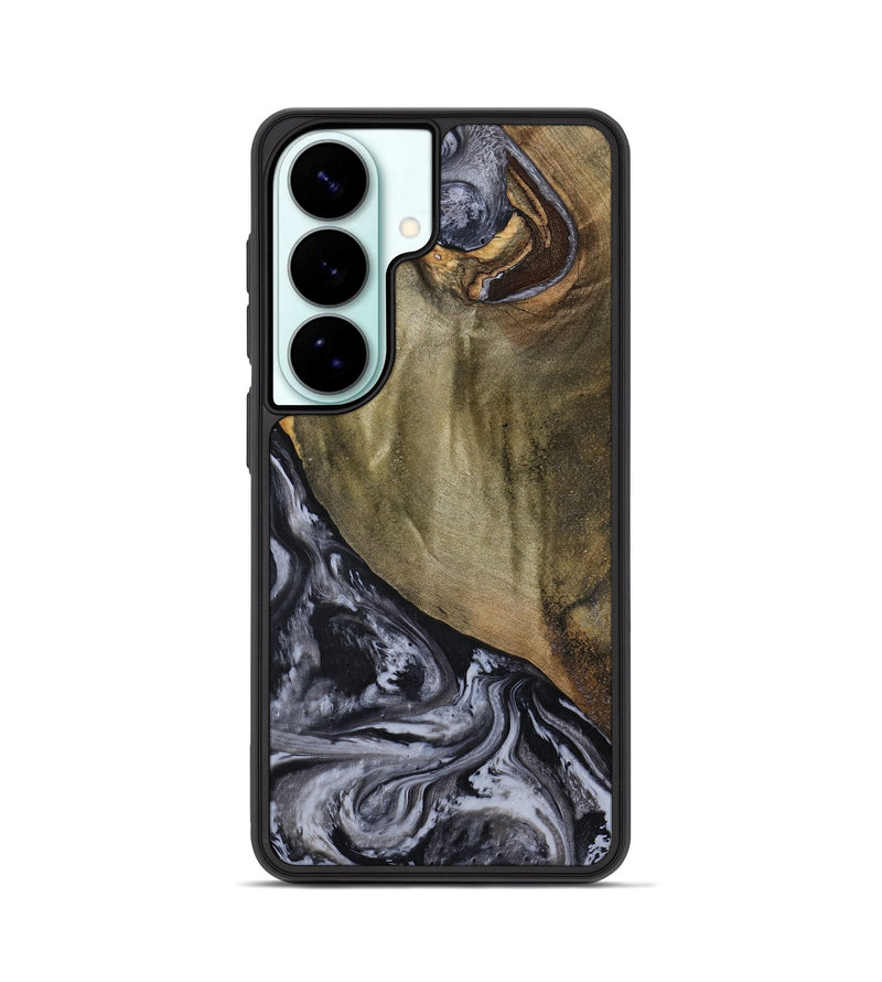Galaxy S26 Wood Phone Case - Jerri (Black & White, 791915)