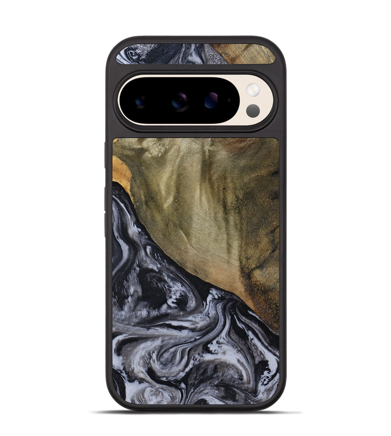 Pixel 10 Wood Phone Case - Jerri (Black & White, 791915)