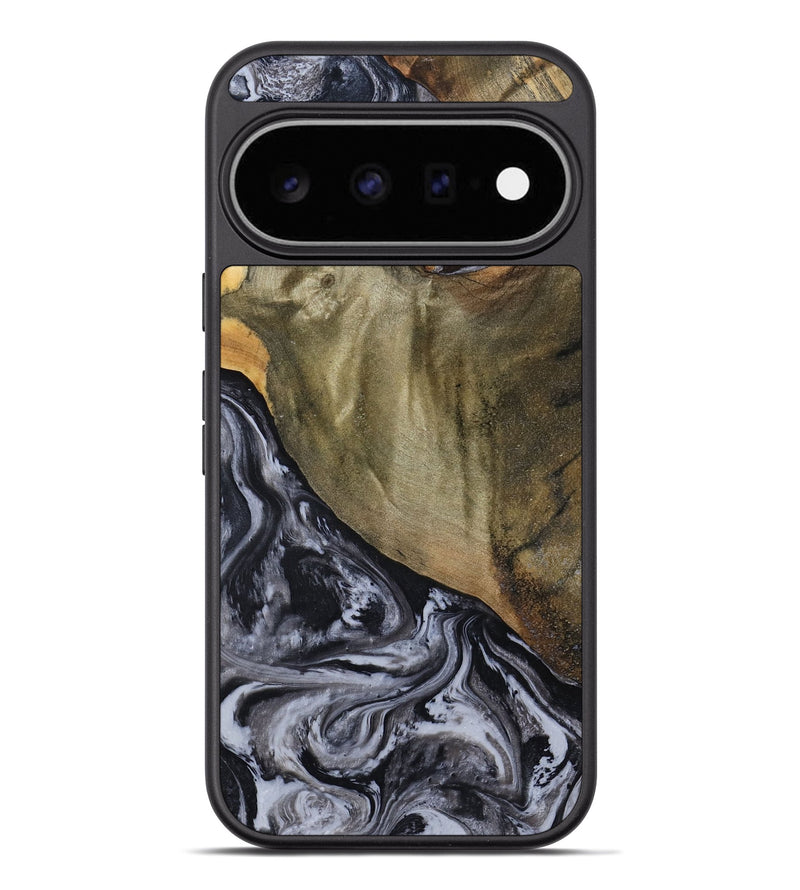 Pixel 11 Pro XL Wood Phone Case - Jerri (Black & White, 791915)