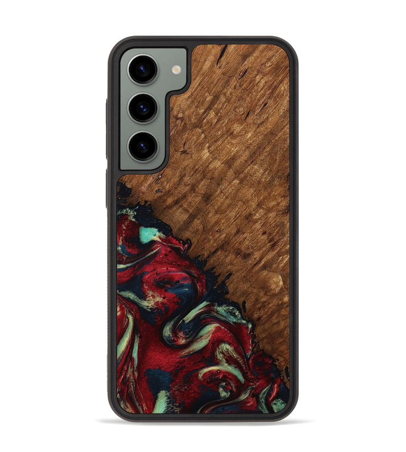 Galaxy S23 Plus Wood Phone Case - Marc (Red, 791940)