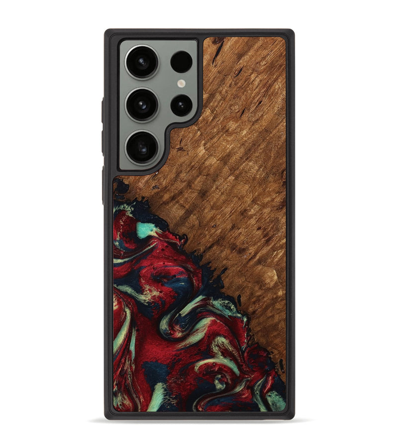 Galaxy S23 Ultra Wood Phone Case - Marc (Red, 791940)