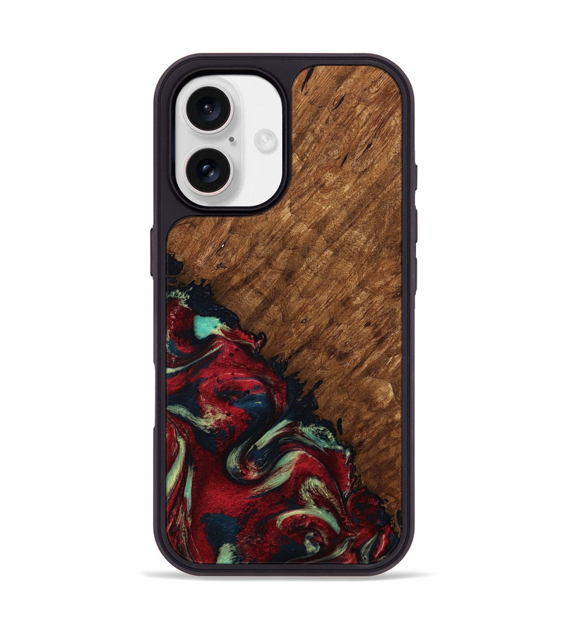 iPhone 17 Wood Phone Case - Marc (Red, 791940)