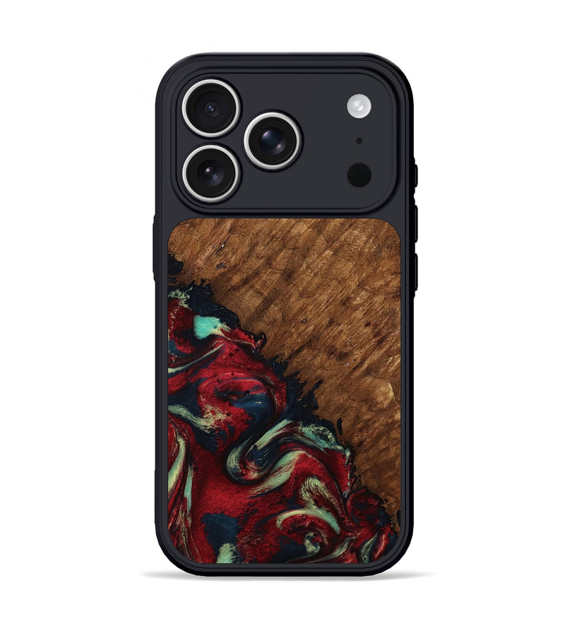 iPhone 17 Pro Wood Phone Case - Marc (Red, 791940)