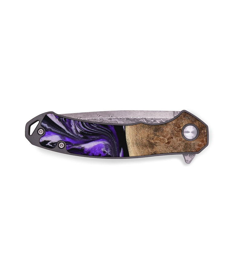 EDC Wood Pocket Knife - Nigel (Purple, 792002)