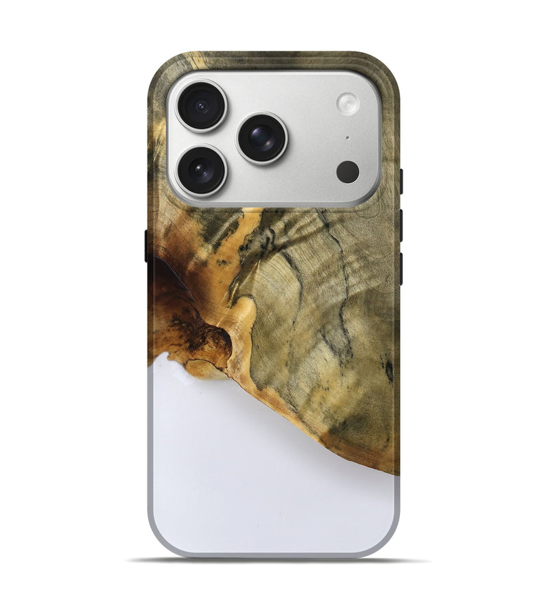 iPhone 17 Pro Wood Live Edge Phone Case - Ara (Clear, 792023)