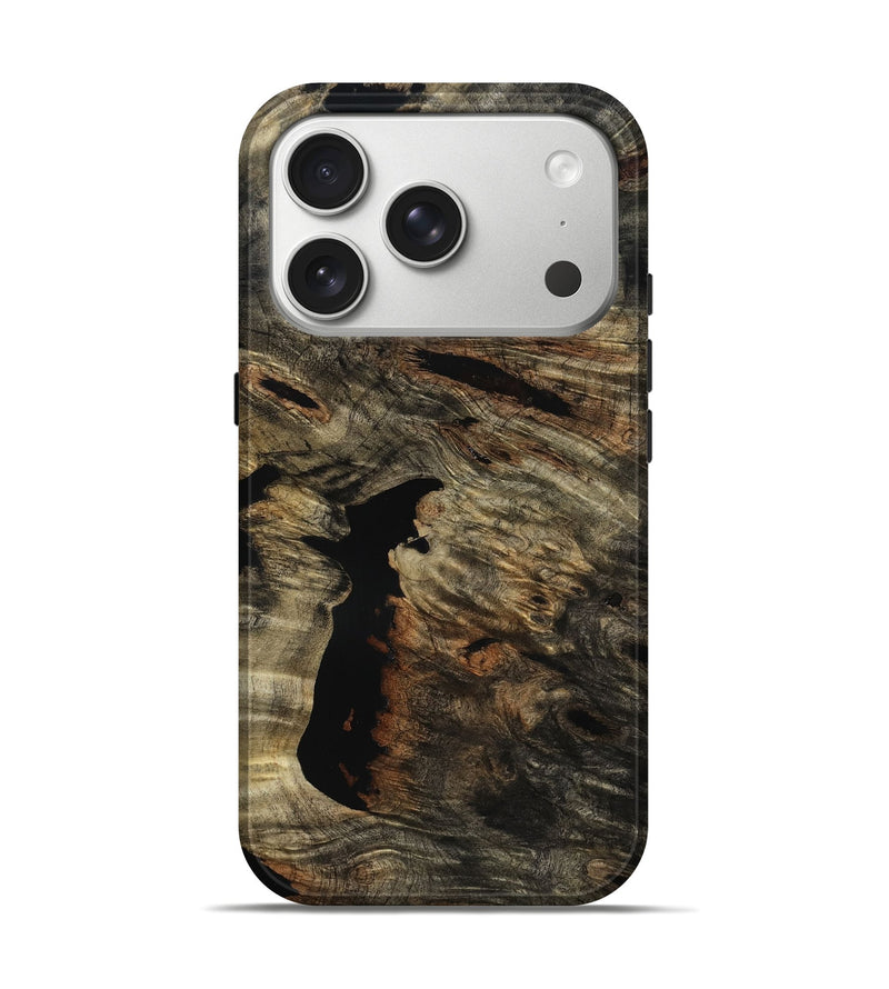 iPhone 17 Pro Wood Live Edge Phone Case - Amoura (Wood Burl, 792025)