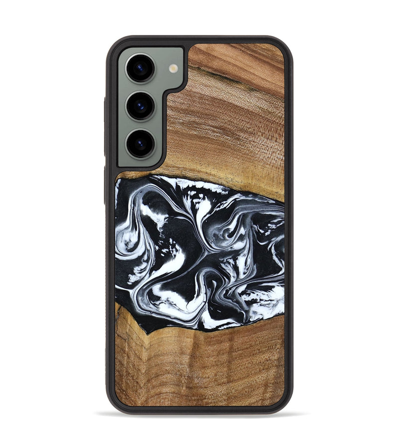 Galaxy S23 Plus Wood Phone Case - Kylie (Black & White, 792063)