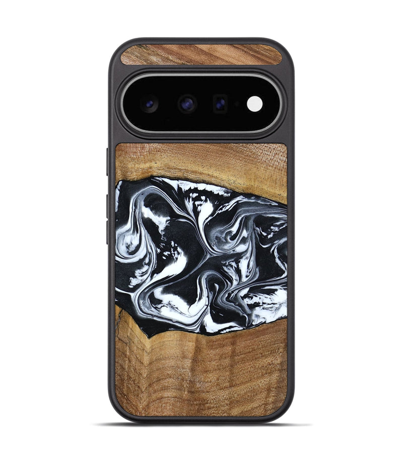 Pixel 11 Wood Phone Case - Kylie (Black & White, 792063)