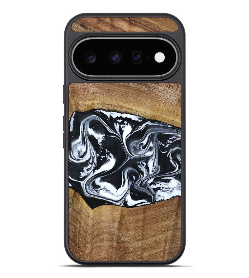 Pixel 11 Pro XL Wood Phone Case - Kylie (Black & White, 792063)