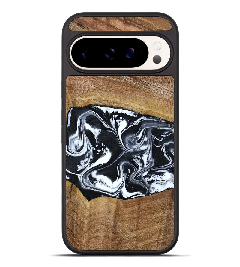 Pixel 9 Pro XL Wood Phone Case - Kylie (Black & White, 792063)