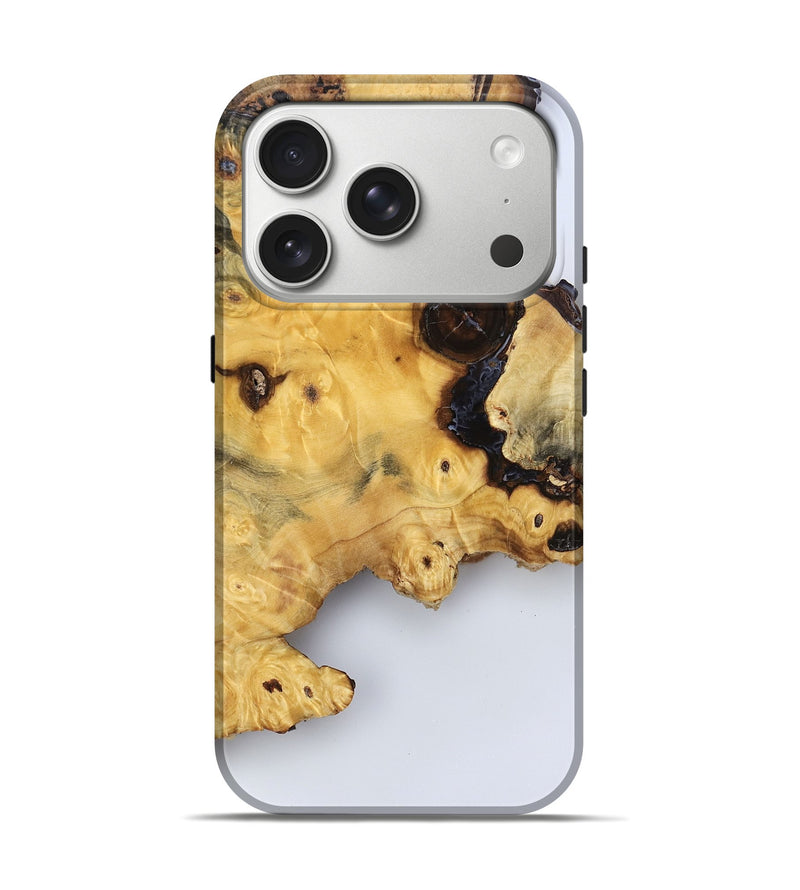 iPhone 17 Pro Wood Live Edge Phone Case - Corene (Clear, 792233)
