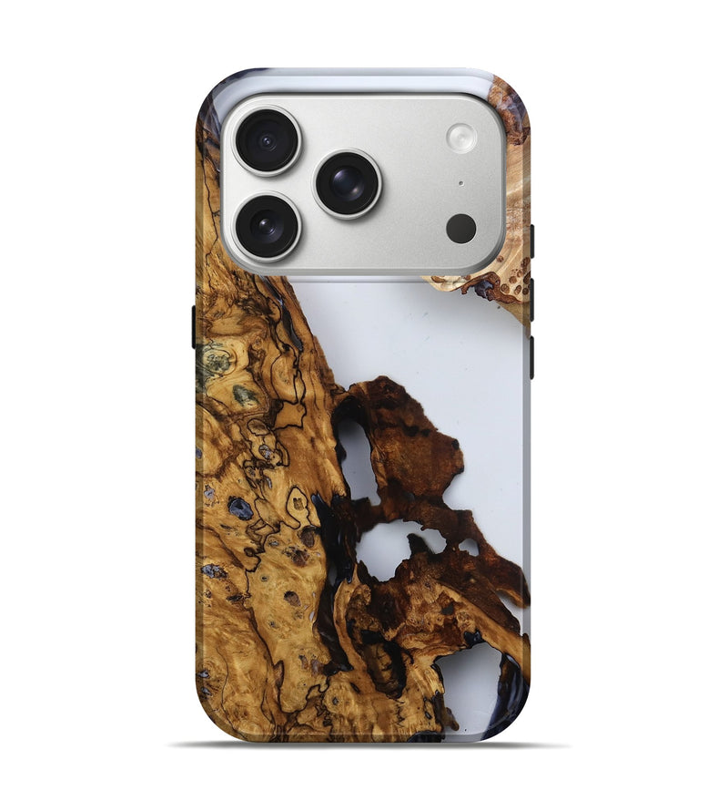 iPhone 17 Pro Wood Live Edge Phone Case - Aline (Clear, 792236)