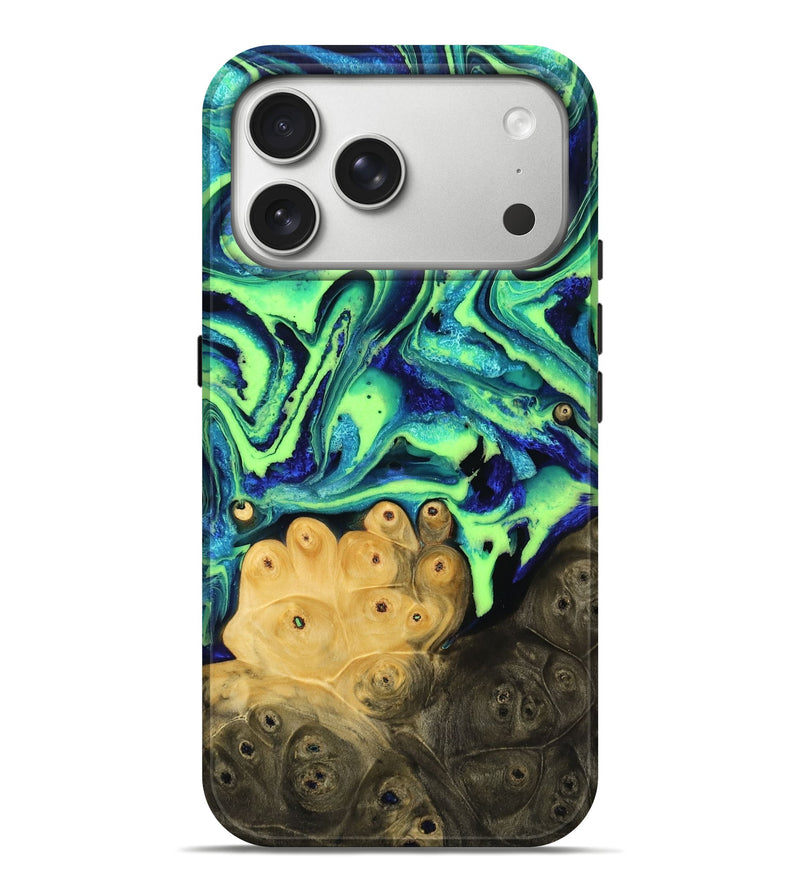 iPhone 17 Pro Max Wood Live Edge Phone Case - Lorena (Ombre, 792237)