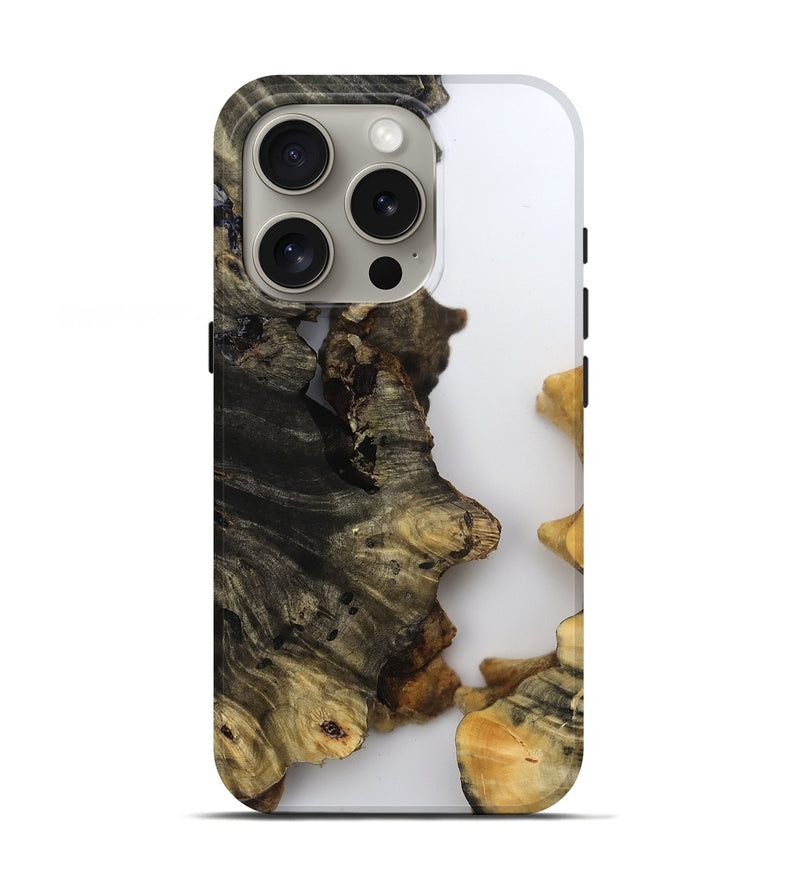 iPhone 16 Pro Wood Live Edge Phone Case - Otho (Clear, 792249)