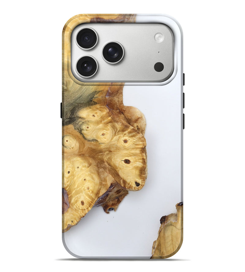 iPhone 17 Pro Max Wood Live Edge Phone Case - Mikael (Clear, 792254)