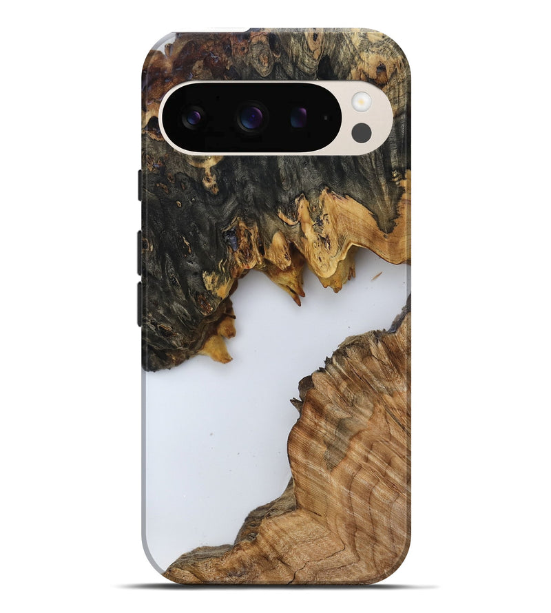 Pixel 10 Pro XL Wood Live Edge Phone Case - Ibrahim (Clear, 792255)